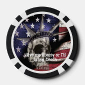 Dood of vrijheid poker chips (Achterkant)