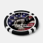 Dood of vrijheid poker chips (Enkel)