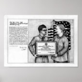 Dood-ogen Poster van Vannak en Hillary Clinton 1 (Voorkant)