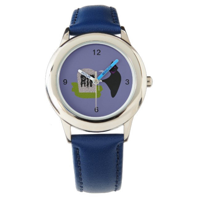 Dood op begraafplaats Halloween Kinderen Watch Num Horloge (Voorkant)