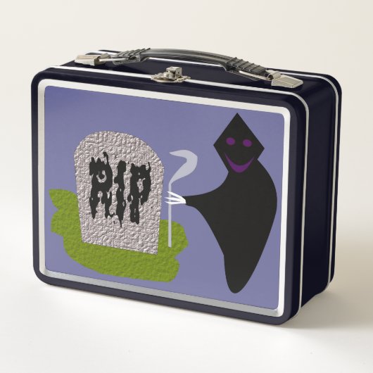 Dood op begraafplaats Halloween Metal Lunchbox (Voorkant)