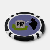 Dood op begraafplaats Halloween Poker Chips (Enkel)