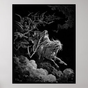 Dood op de Bleke paardenboog Poster