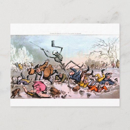 Dood op Ice-briefkaart Briefkaart (Voorkant)