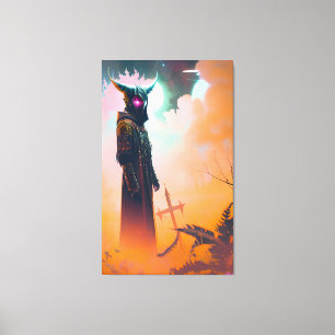 Dood Opgewarmd Canvas Afdruk