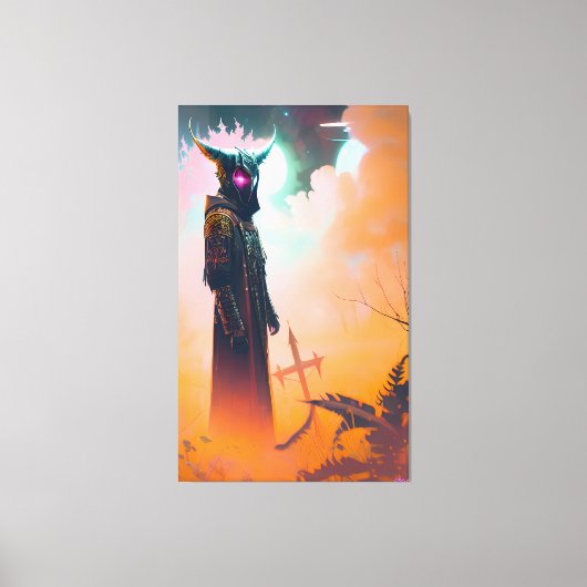 Dood Opgewarmd Canvas Afdruk (Voorkant)