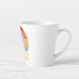 Dood papa poodle vader poodle houdt van dag latte mok