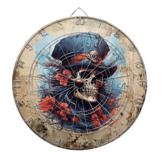 Dood Pirate Dartboard Dartbord (Voorkant)