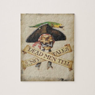 Dood Pirate Skull en Crossbones Legpuzzel