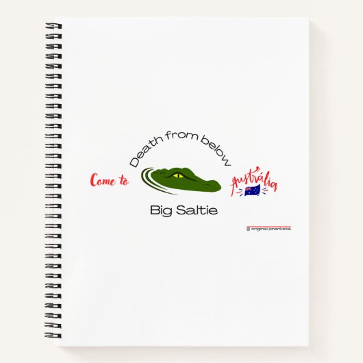 Dood van beneden notitieboek (Voorkant)