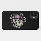 Dood van binnen, maar het zijn Paasschedel koffie  Case-Mate iPhone Case (Achterkant (horizontaal))
