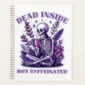 Dood van binnen maar vol cafeïne planner (Voorkant)