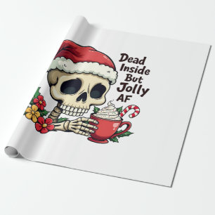 Dood van binnen maar vrolijk AF Hete Cacoa Latte X Cadeaupapier