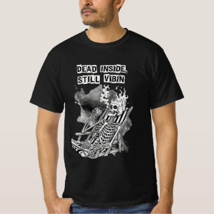 Dood van binnen, nog steeds aan het vibren Skelet T-shirt