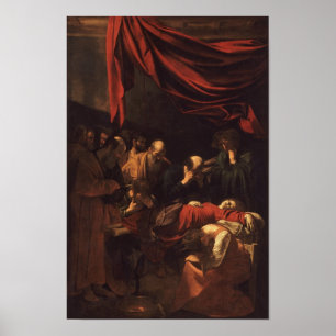 Dood van de Maagd door Caravaggio - Poster