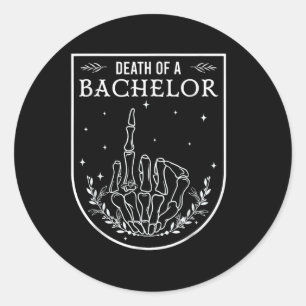 Dood van een Bachelor Spooky Seizoen Bruid GR Ronde Sticker