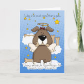 Dood van een hond Sympathie Card - Verlies van hon Kaart (Voorkant)