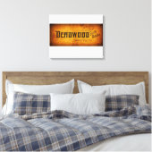 DOOD VAN HET OUDE Westen Canvas Afdruk (Insitu (Slaapkamer))