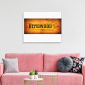 DOOD VAN HET OUDE Westen Canvas Afdruk (Insitu (Woonkamer))