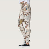 Dood van koning Harold (Bayeux Tapestry) Leggings (Links)
