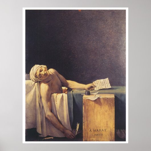 Dood van Marat, 1793 Poster (Voorkant)