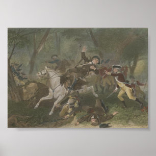 Dood van Patrick Ferguson op King's Mountain Poster