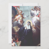 Dood van Saint Scholastica Kaart (Voorkant)