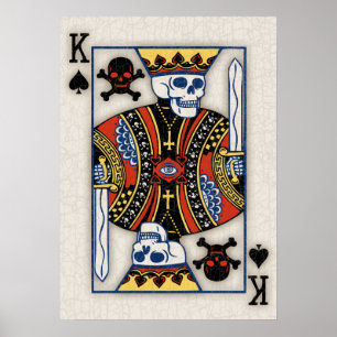Dood van schoppen poster