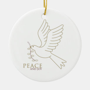 Dood van vrede keramisch ornament