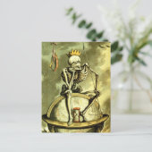 Dood Verover het Wereldbol Briefkaart (Staand voorkant)