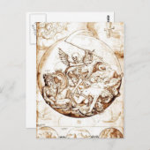 Dood versus Wereld briefkaart (Voorkant / Achterkant)