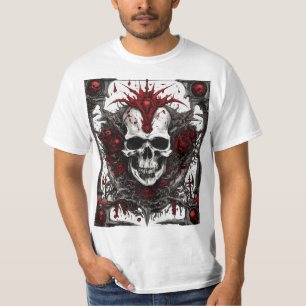 Dood Voor de Dood – Dark Skull Gotische Death Meta T-shirt