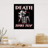 Dood voor Decaf Poster (Keuken)