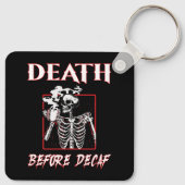 Dood voor Decaf Sleutelhanger (Achterkant)