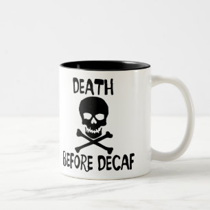 DOOD VOOR DECAF TWEEKLEURIGE KOFFIEMOK