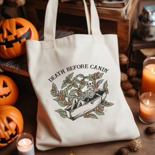 Dood Voor Snoep Skeleton Trick or treat Bag Tote Bag