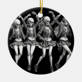 Dood vrouwen dansen keramisch ornament