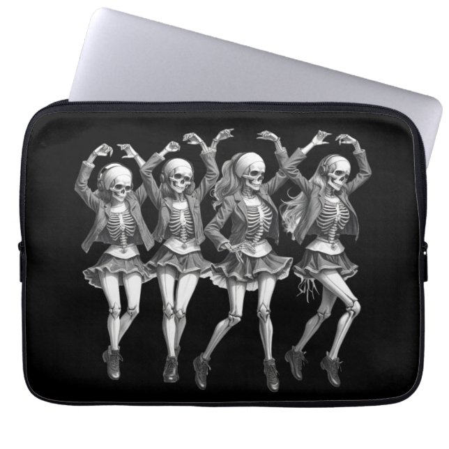 Dood vrouwen dansen laptop sleeve (Voorkant)