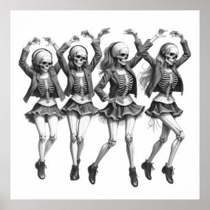 Dood vrouwen dansen poster