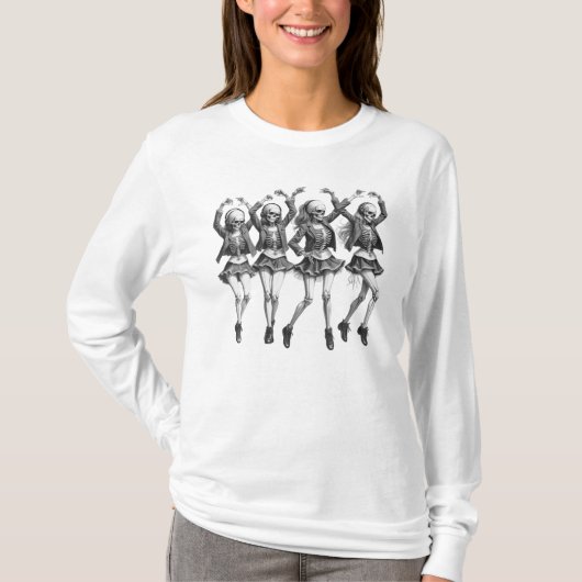 Dood vrouwen dansen t-shirt (Voorkant)