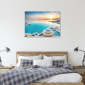 Dood Zee in Israël Canvas Afdruk (Insitu (Slaapkamer))