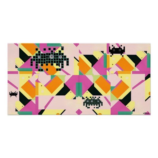 Doodde ze met Memphis ontworpen vriendelijkheid Perfect Poster (Voorkant)