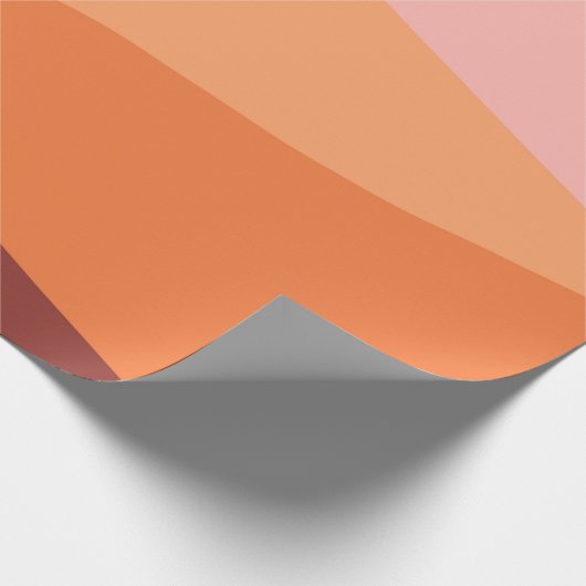 Doodduinen minimalistisch landschap cadeaupapier (Hoek)