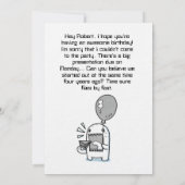 Doodé artisanal Cartes d'anniversaire pour garçon (Dos)