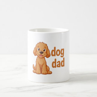 Doodé Chien papa Mug avec un mignon Chien
