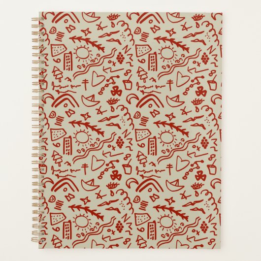 Doodé rouge et beige (Devant)