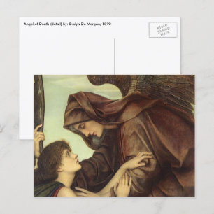 Doodelsengel door Evelyn De Morgan Briefkaart