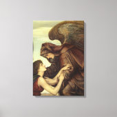 Doodengel van Evelyn De Morgan Canvas Afdruk (Voorkant)