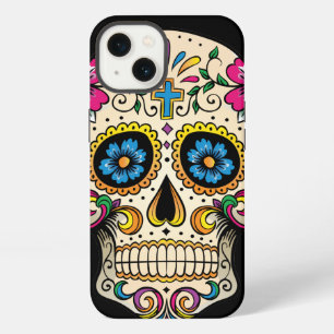 Doodenherdenking Suiker Skull met Kruis iPhone 13 Hoesje
