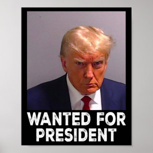 Doodgeschoten Trump gezocht voor President 2024 Poster